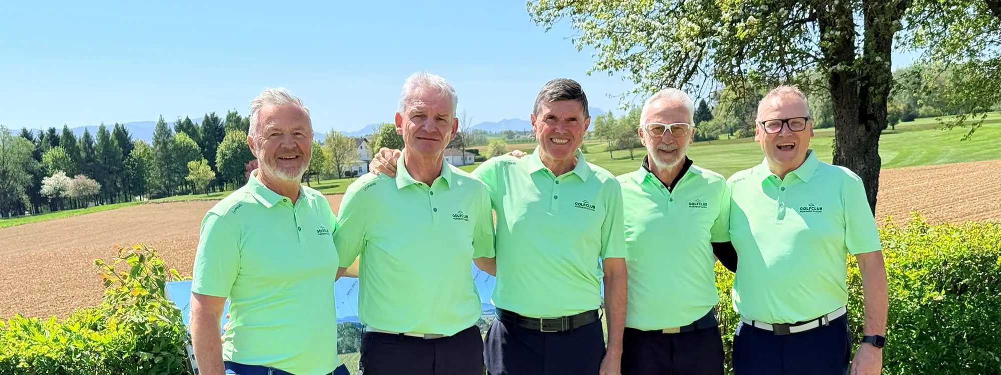 von links: Knoll Manfred, Mussack Hermann, Neuper Hubert, Gamsjäger Wilfried, Tofern Kay